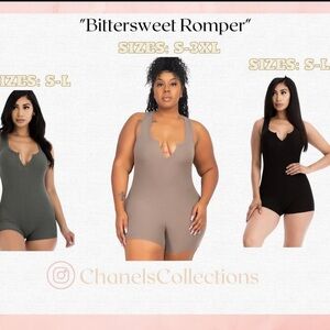 Bitter Sweet Romper - Gray